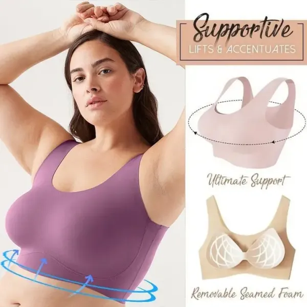 Real Plus Size Comfort Bra(Anti-Uniboob)💝Buy 3 Free Shipping