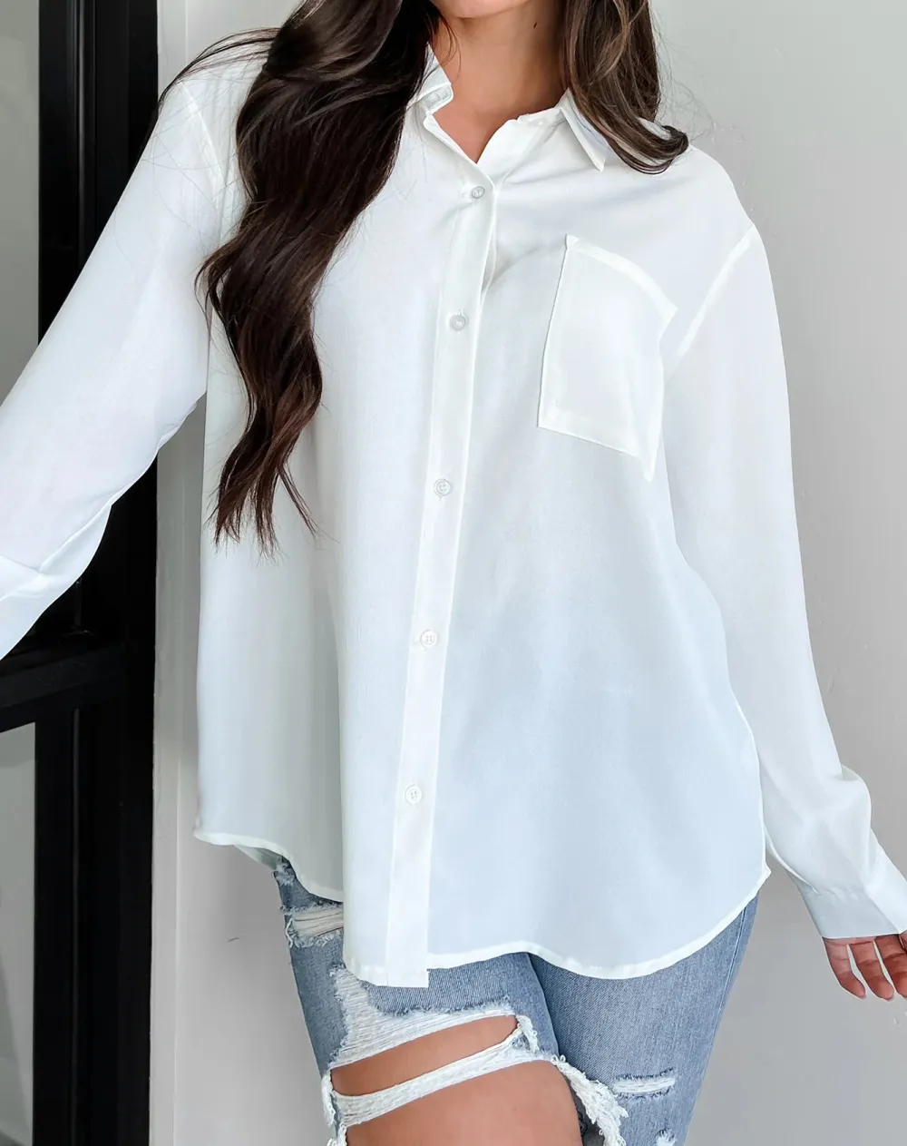 Everyday Style Button-Down Dress Shirt