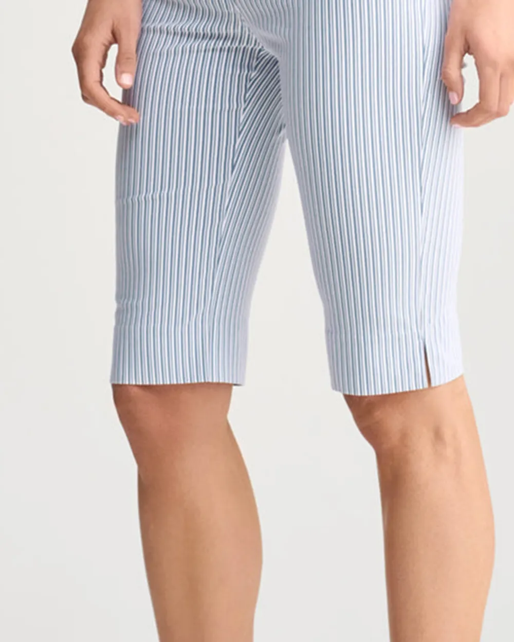 Checkered Knee Length Shorts