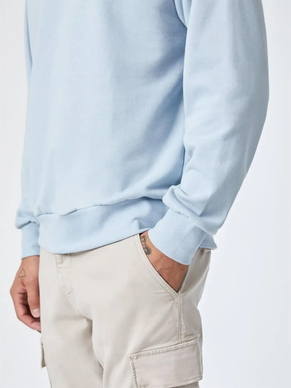 Cotton Blue Sweatshirts