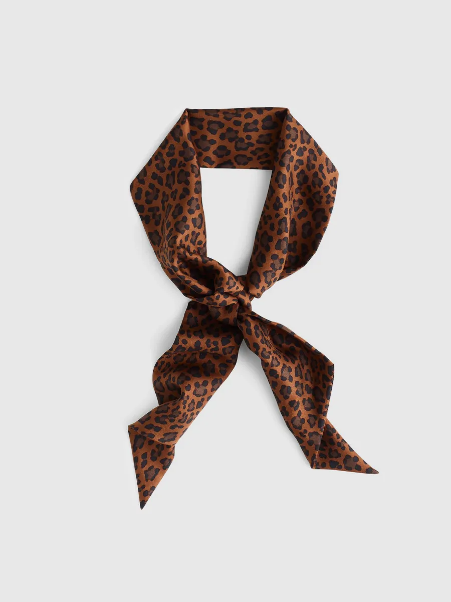 Leopard Print Scarf