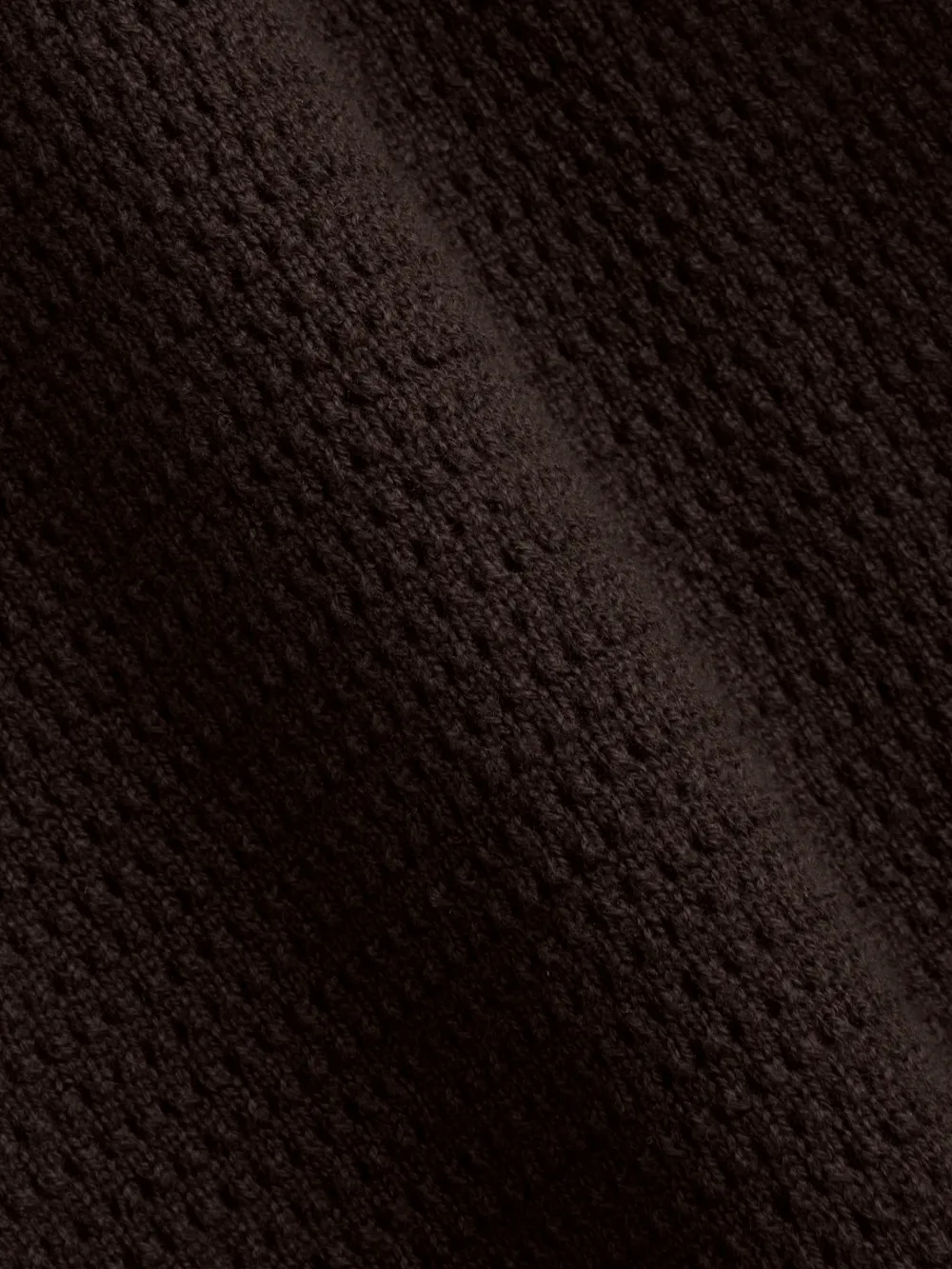 Brown Short Sleeve Knitted Shirt