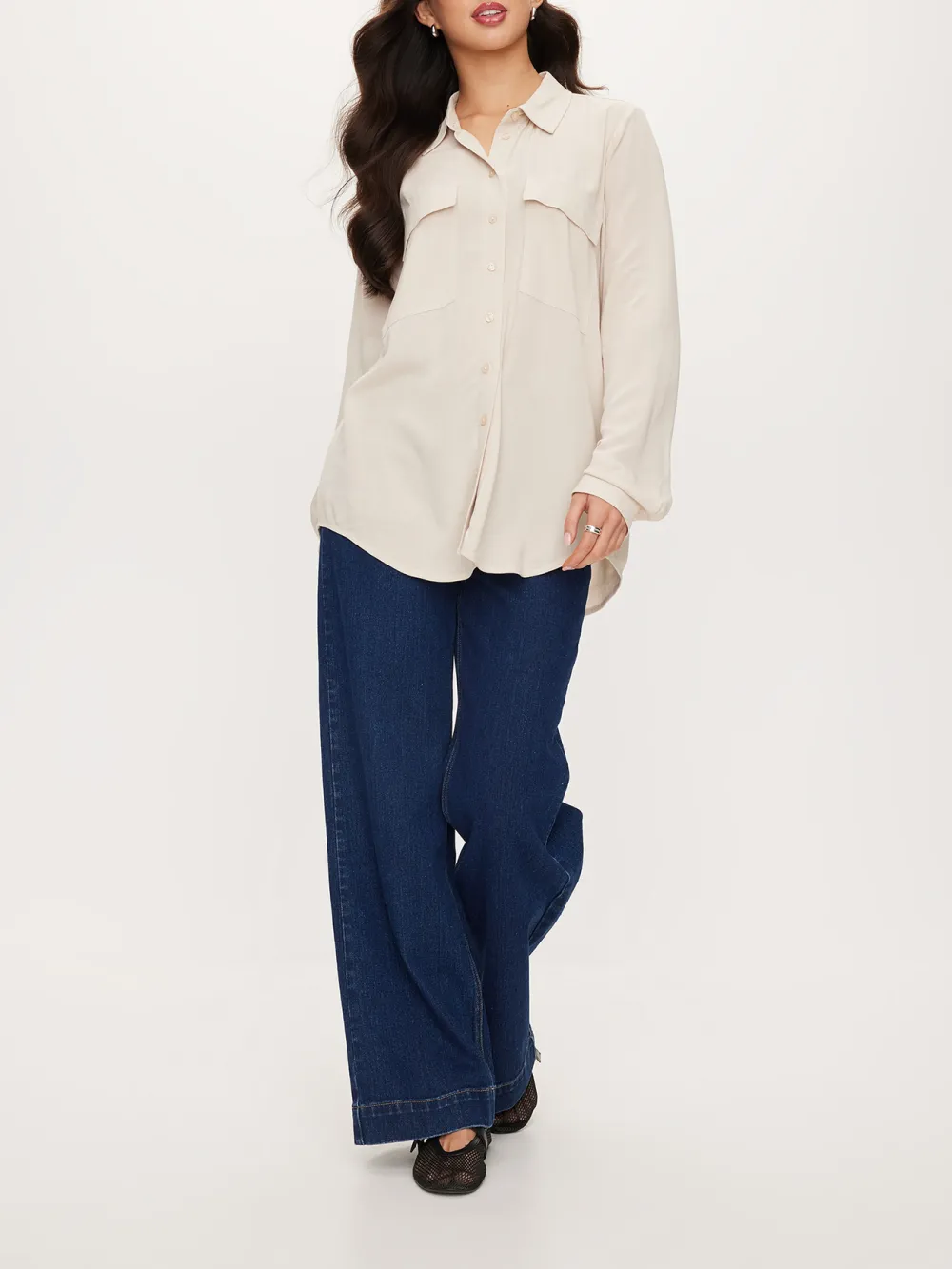 Button Front Utility Shirt