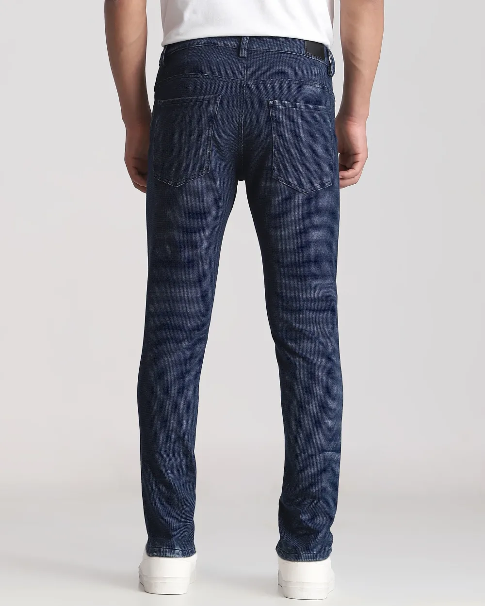 Classic Versatile And Comfortable Straight Mid Blue Jeans