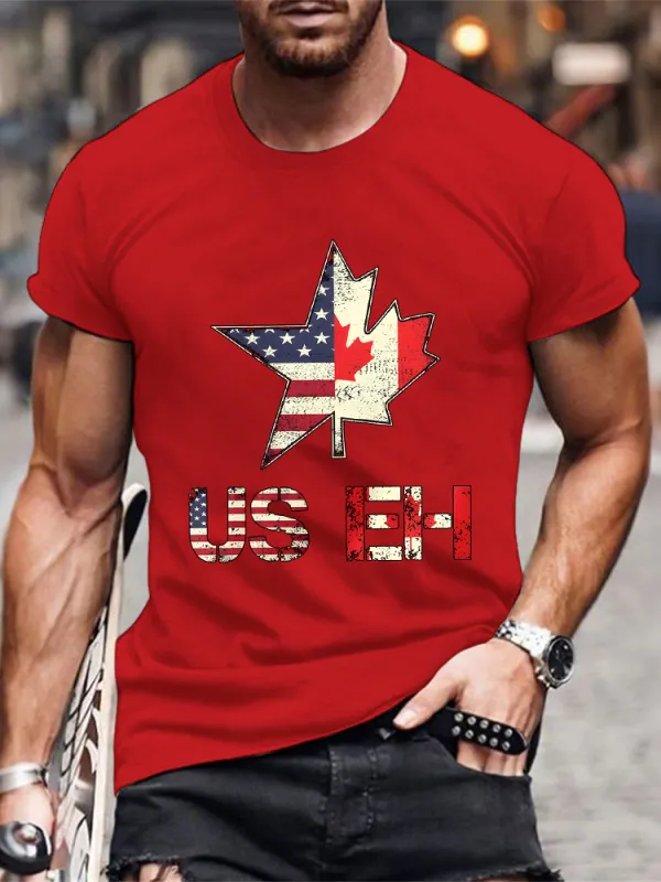 Men'S We Are Canada Strong We Will Never Yield To Tru.p T-Shirt