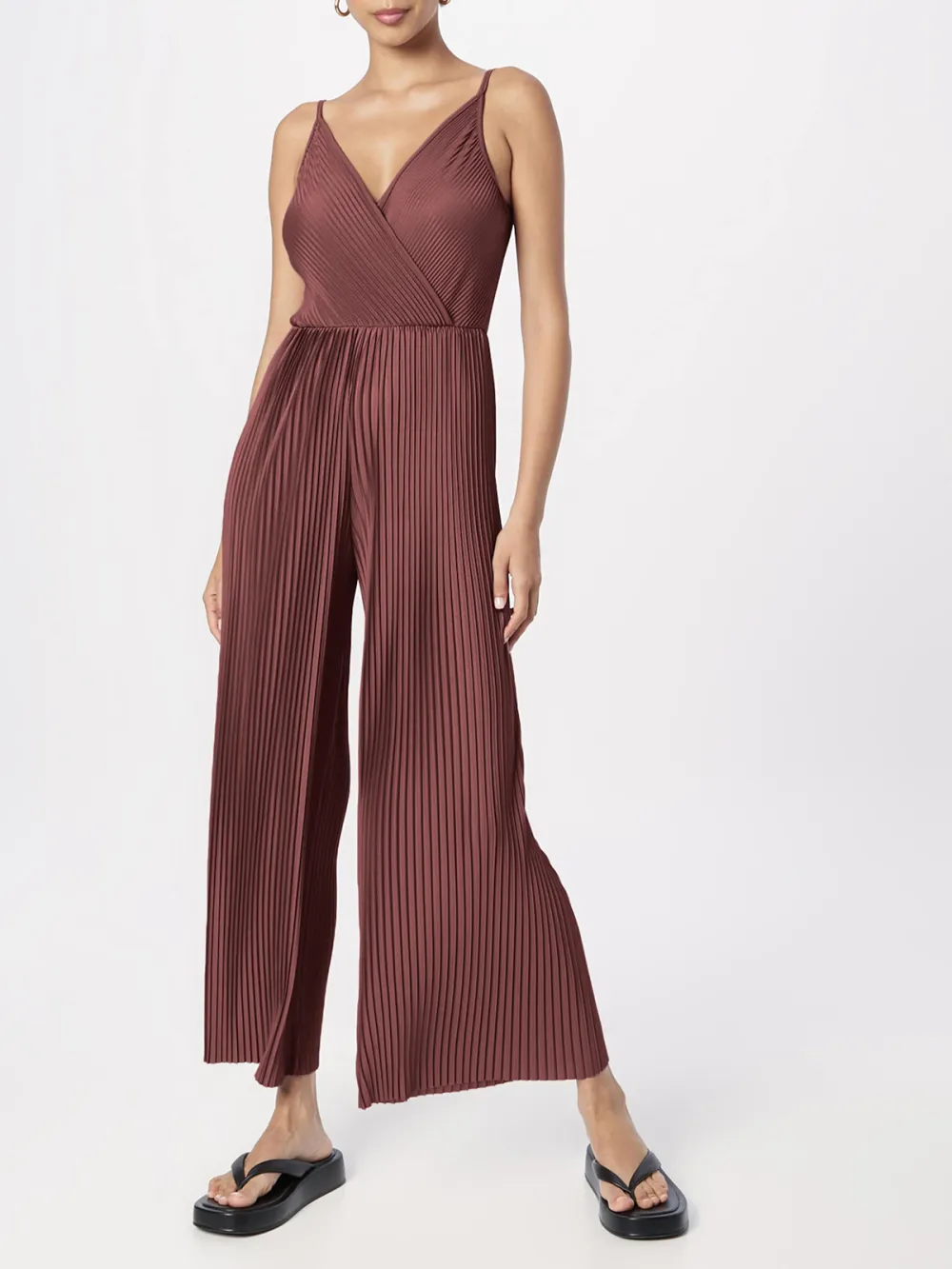 Standard Straps Casual Style Jumpsuit