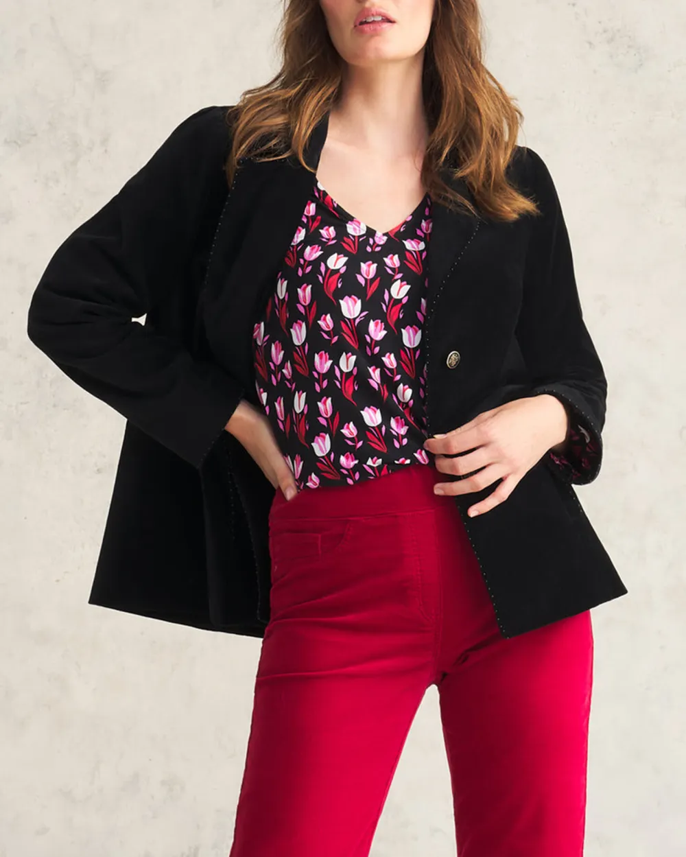 Cotton Velour Jacket