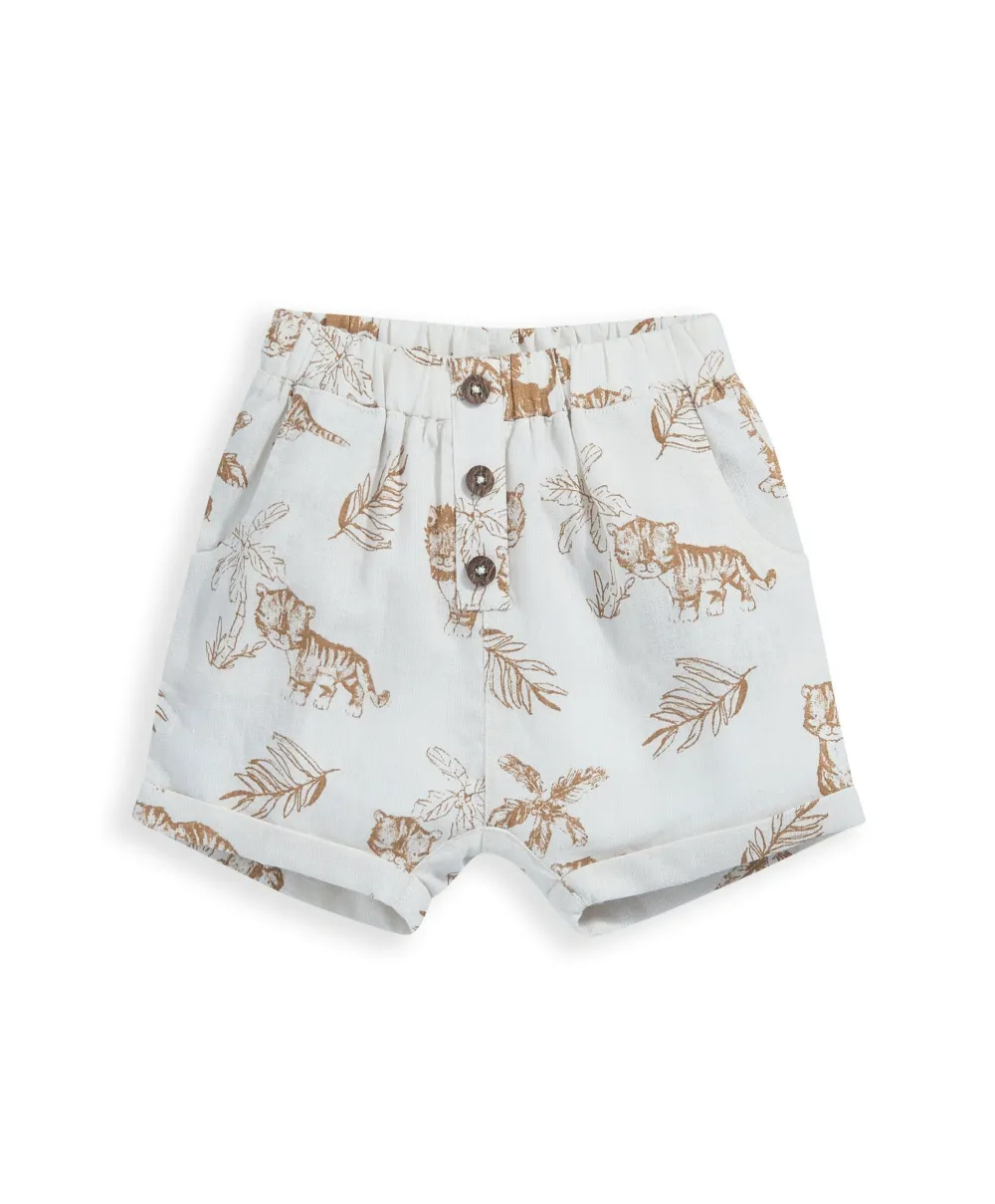 Jungle Linen Shorts