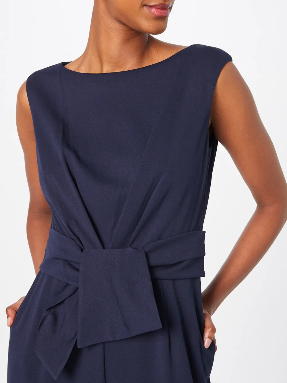 Crew Neck Casual Style Jumpsuit