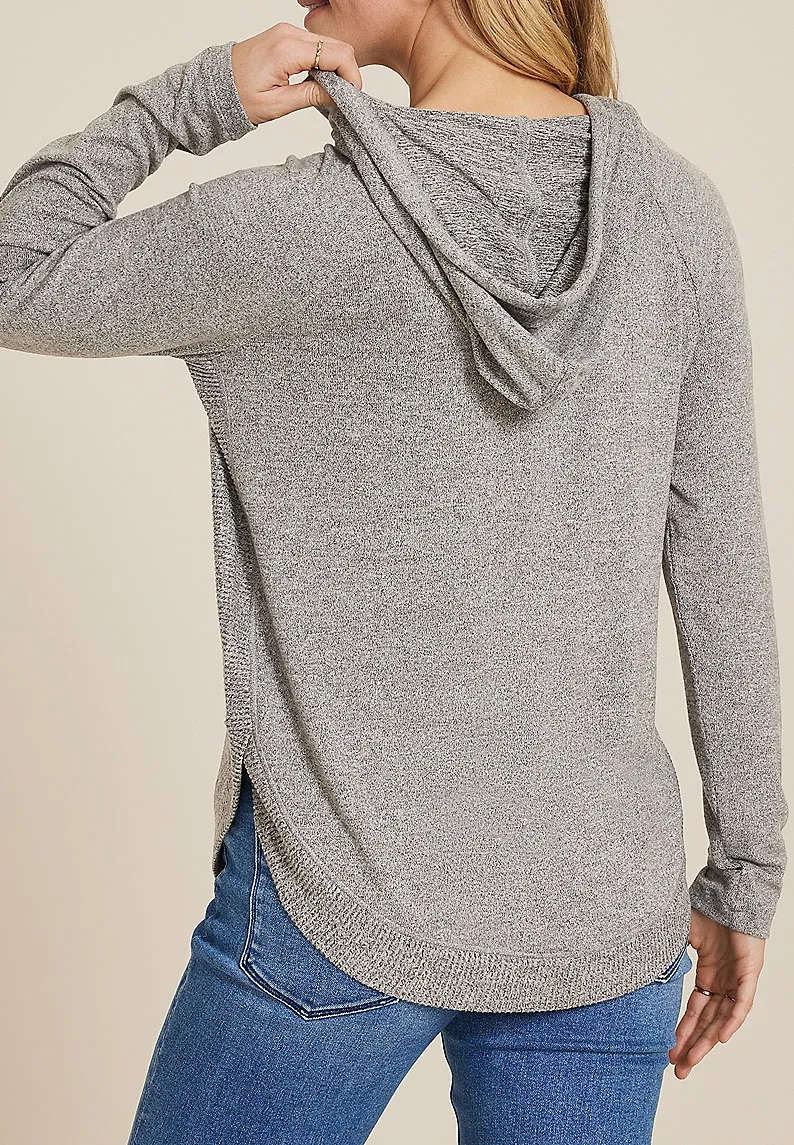 Casual Style Heart Hoodie