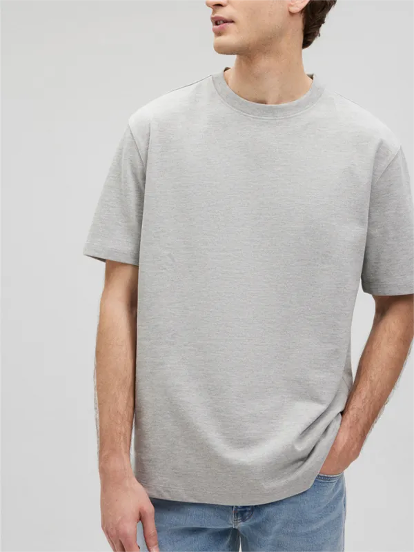Light Gray Short - Sleeve Regular Fit Tee