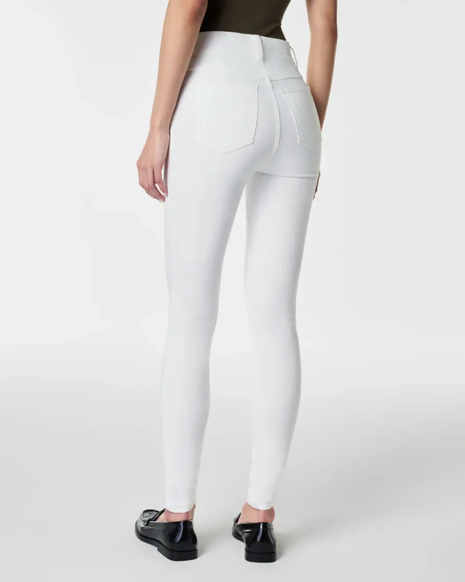 White Ankle Skinny Jeans