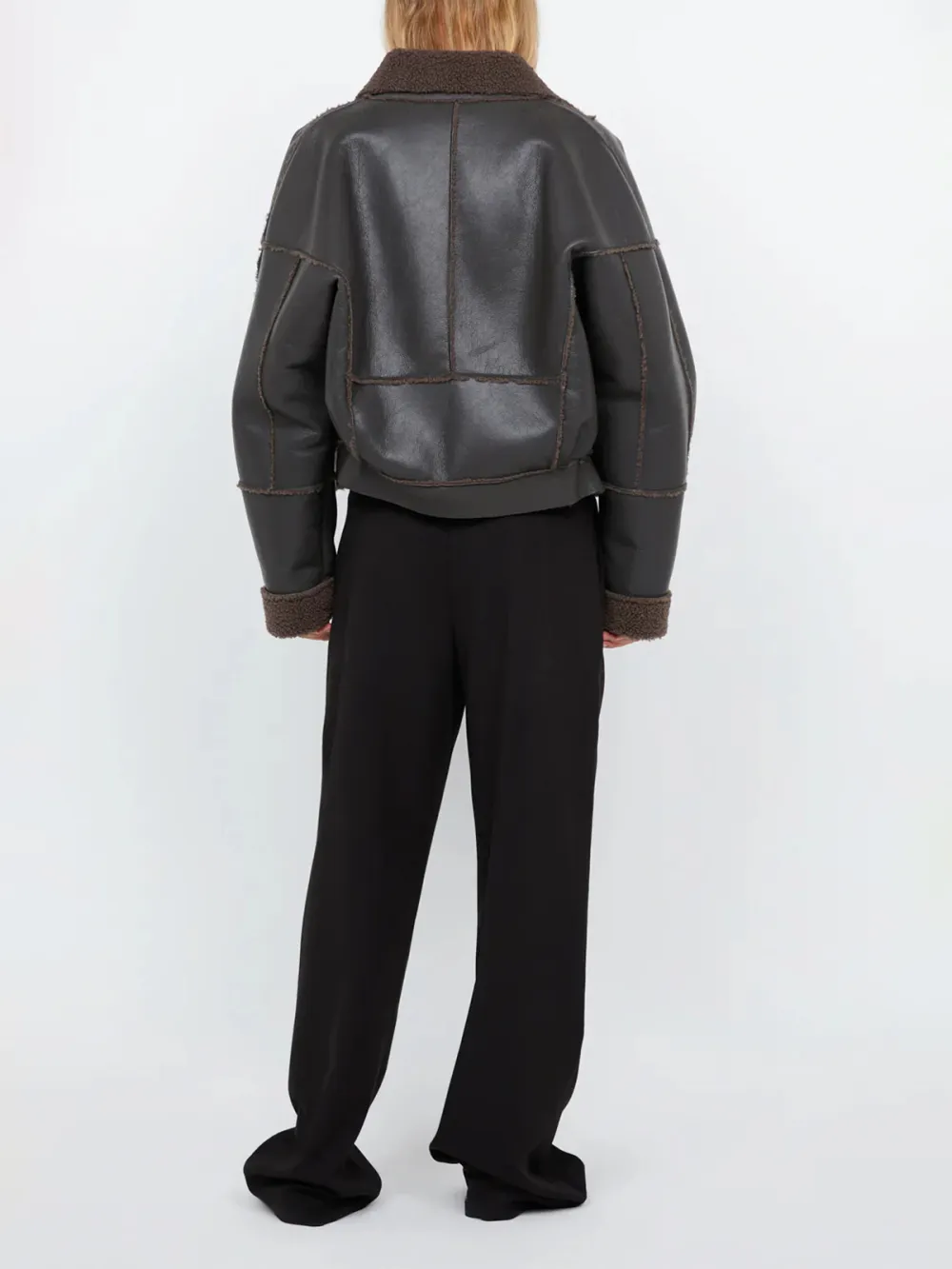 Casual Style Long Sleeve Outerwear Chocolate