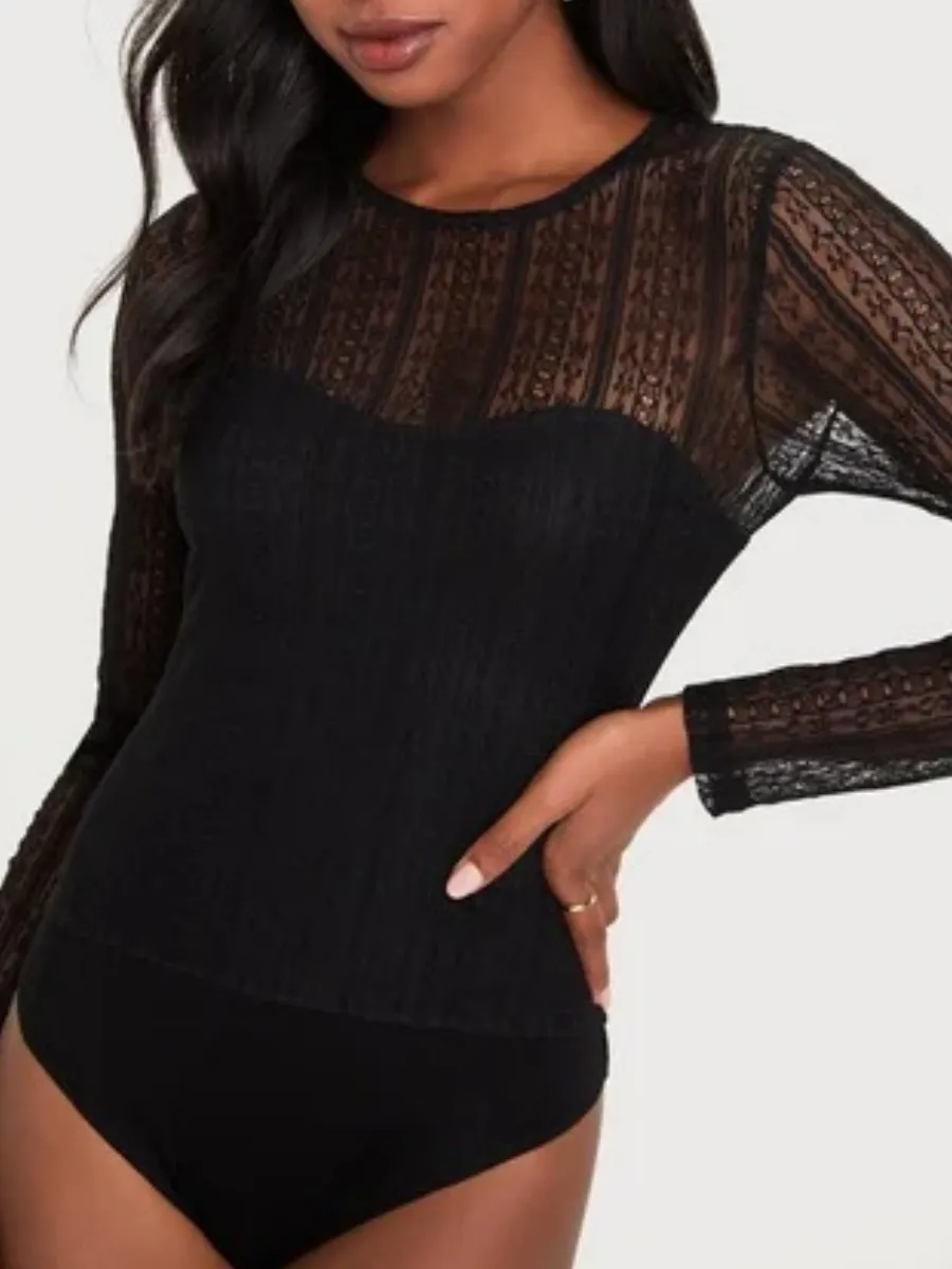 Slim Fit Lace Bodysuit