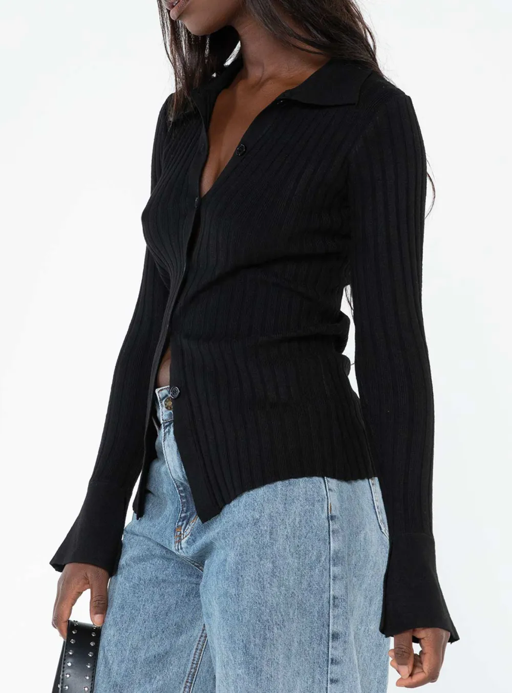 Lapel Knitted Cardigan