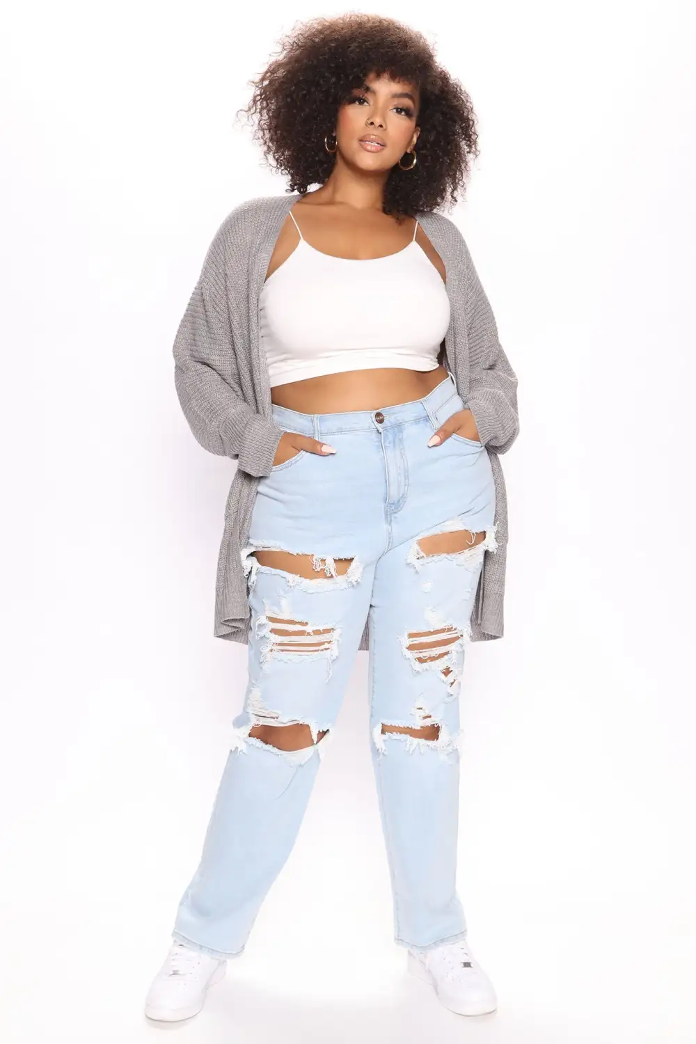 Reserved For You Cardigan - Heather Grey