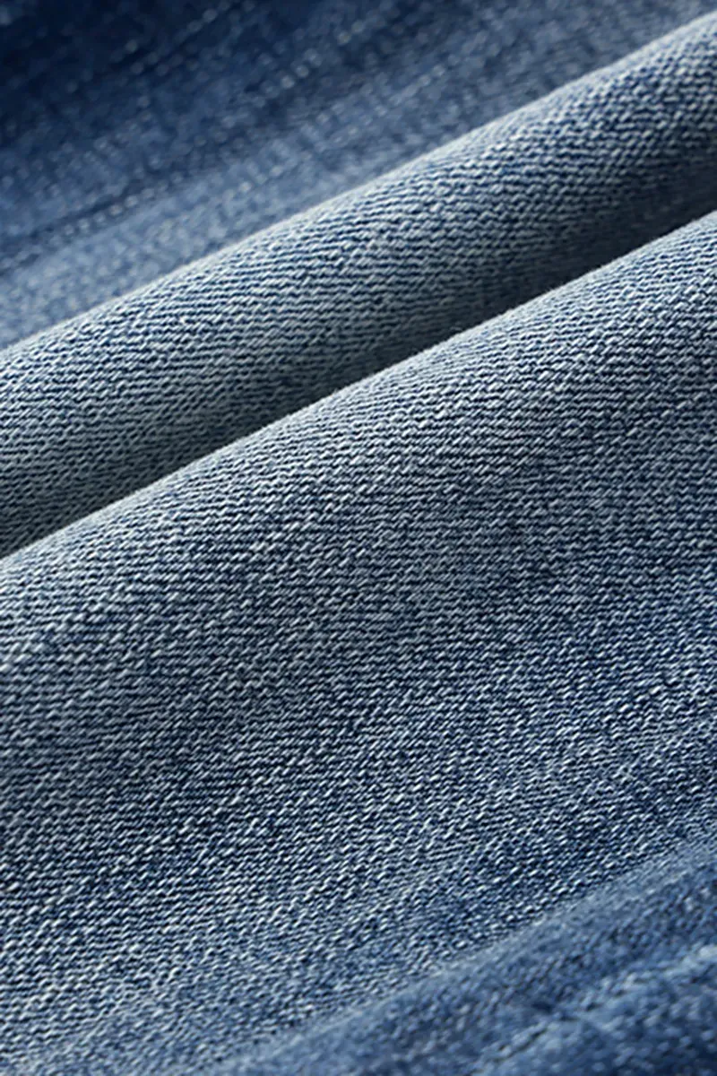 Ripped Low Waist Bootcut Jeans Without Belt