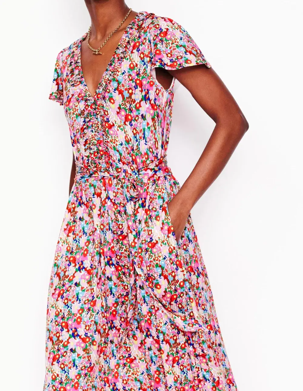 Nicola Jersey Tea Dress