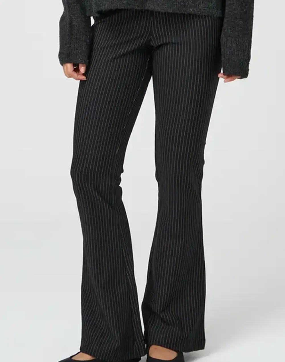 High Rise Pinstripe Pant