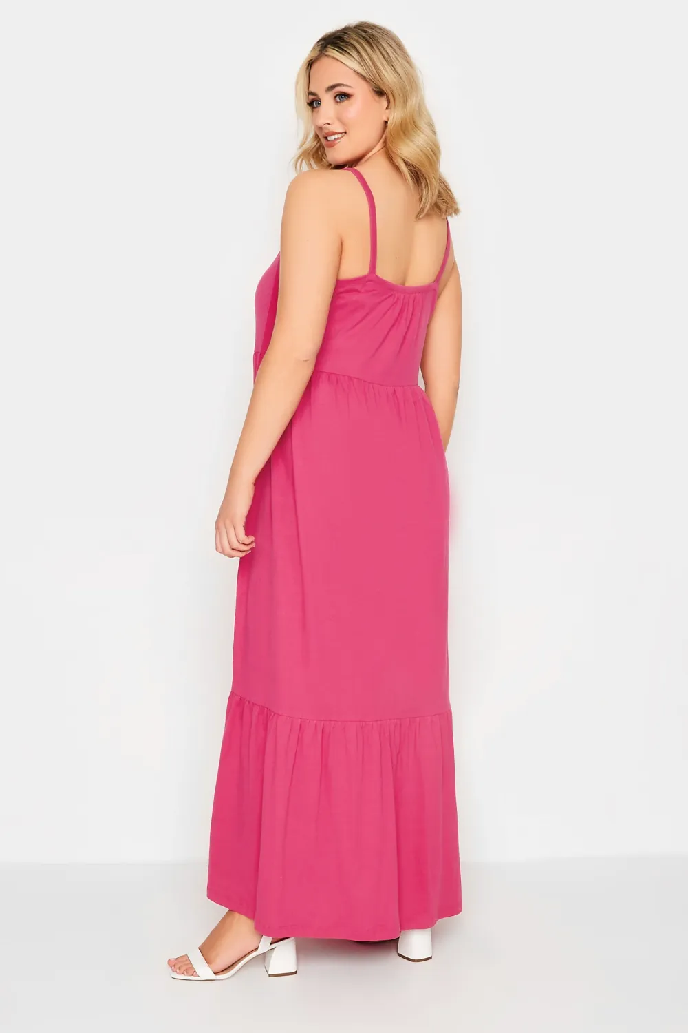 YOURS Curve Pink Maxi Sundress