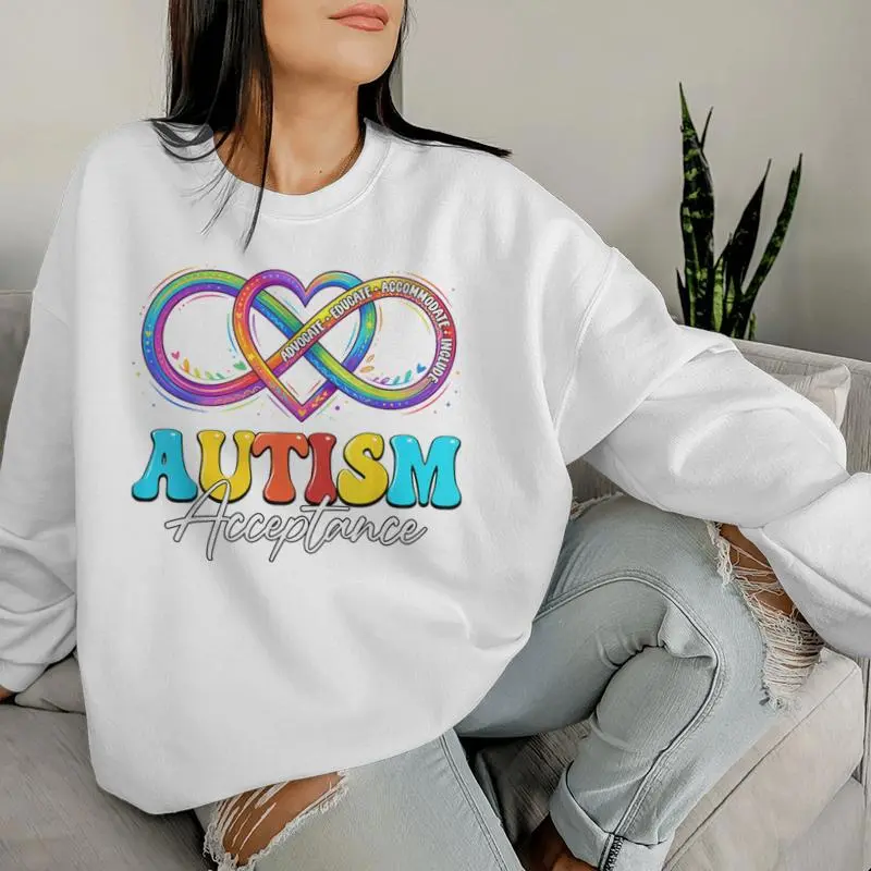 Autism Awareness Acceptance Special Education Teacher Family Women Sweatshirt