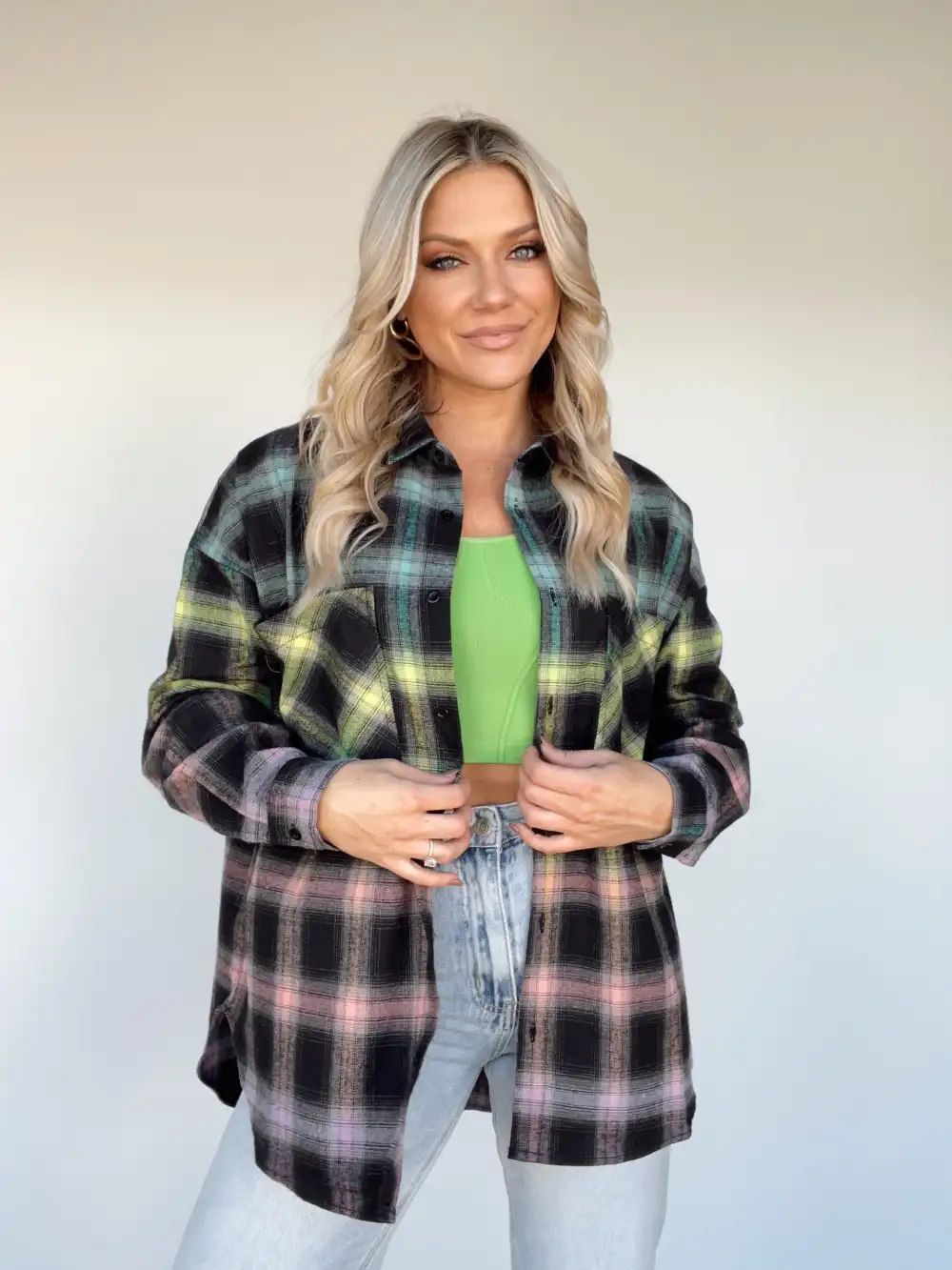 Neon Nights Flannel
