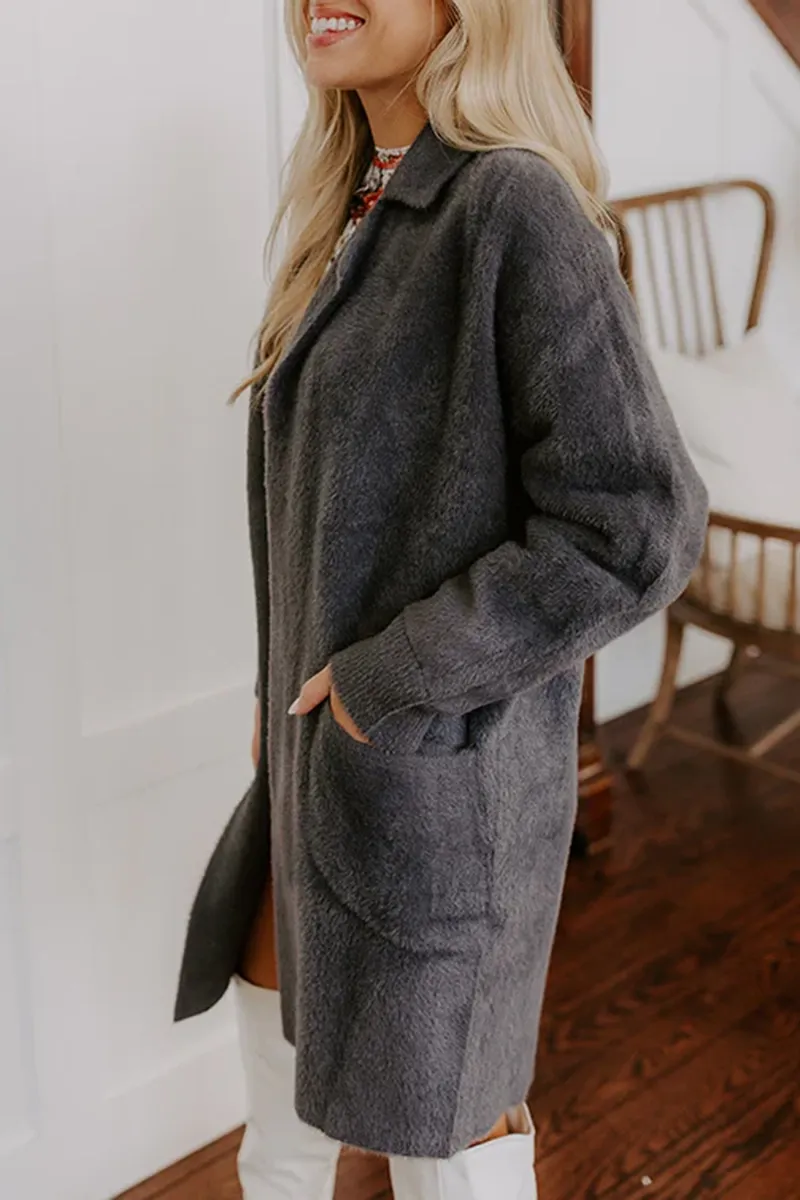 Long Lazy Warm Women's Coat