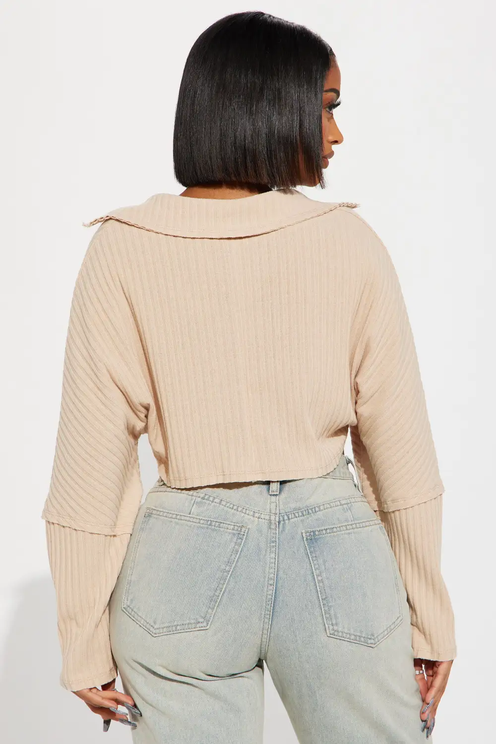 Timeless Crop Top - Beige