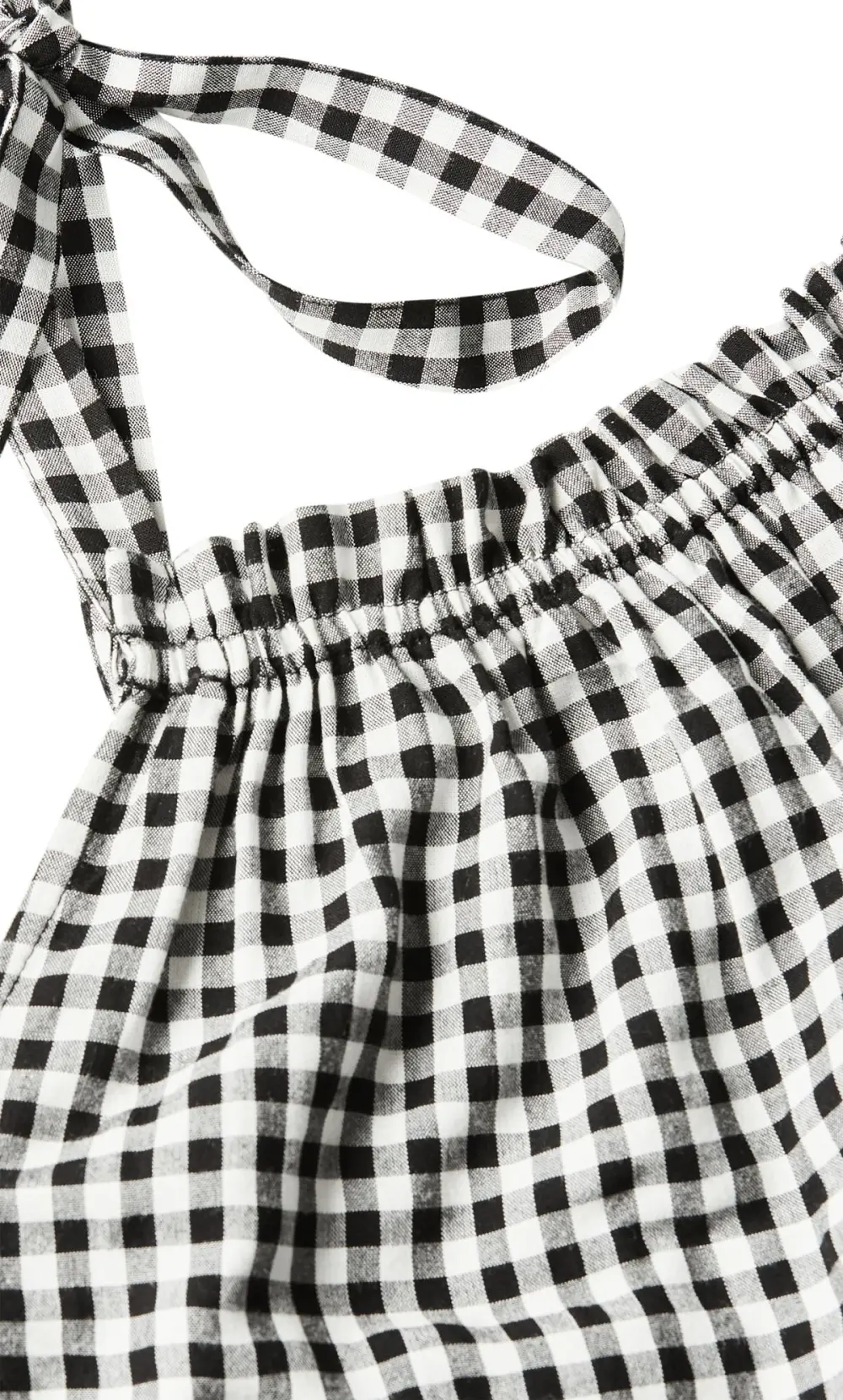 Evans Black Gingham Print Maxi Dress