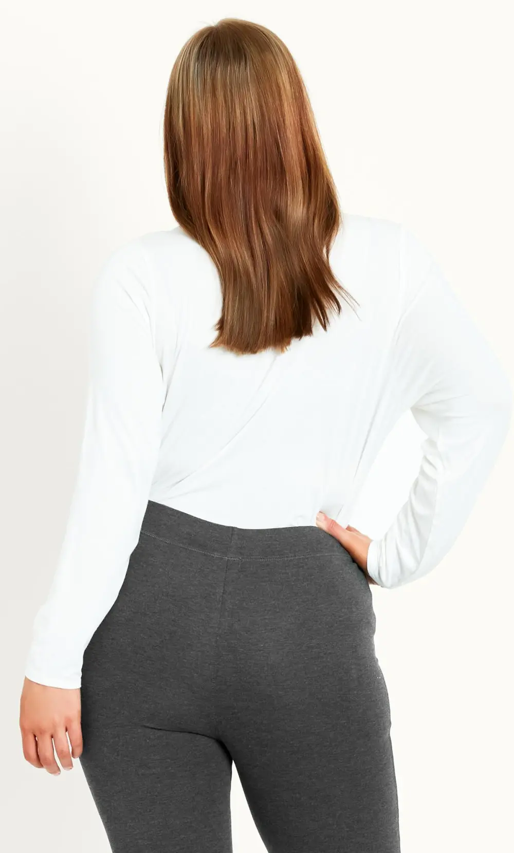 Evans Charcoal Grey Stretch Leggings