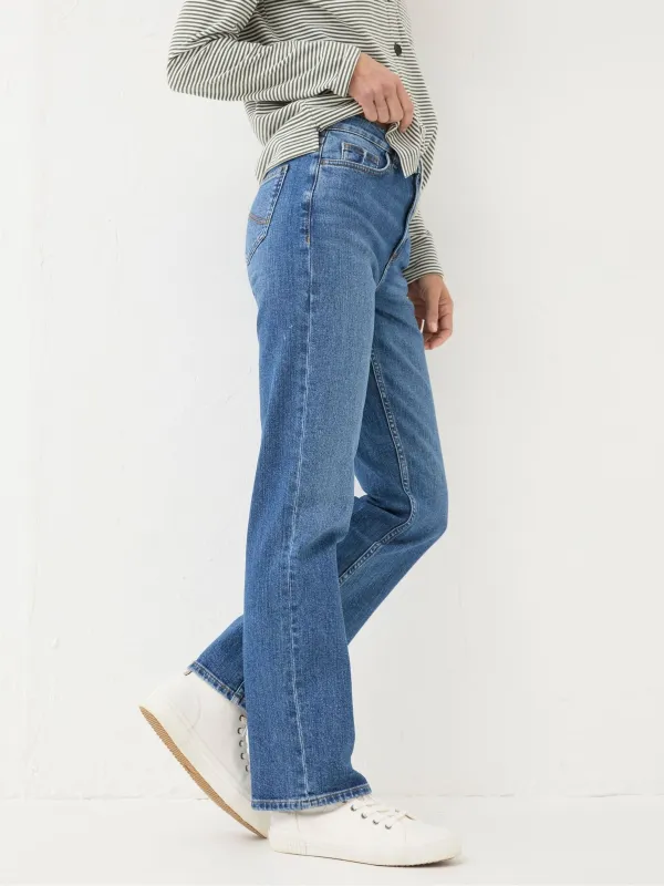 Blue Denim Comfort Straight Jeans