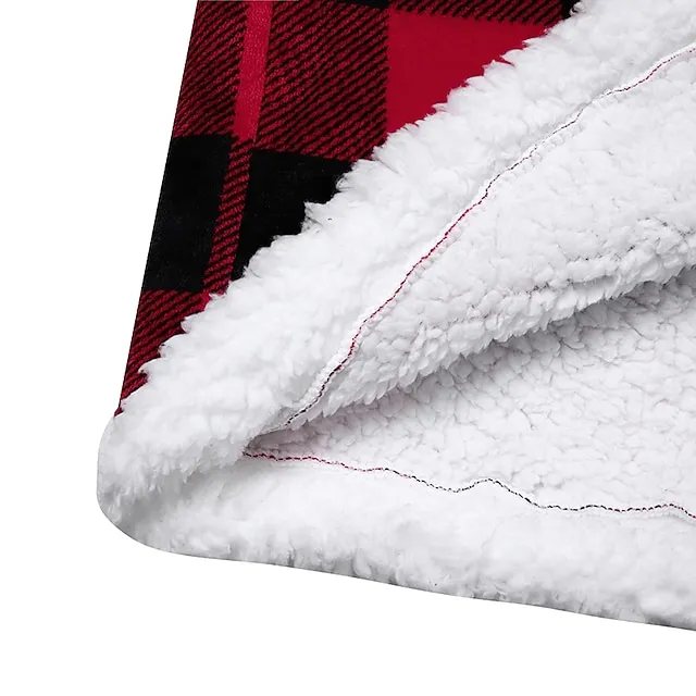Oversized Wearable Blanket Christmas Flannel Thick Soft Warm Long Hoodie Blanket Big Hooded Sweatshirt Hoodie Blanket for Adults Women Girls Teenagers Teens Men Black