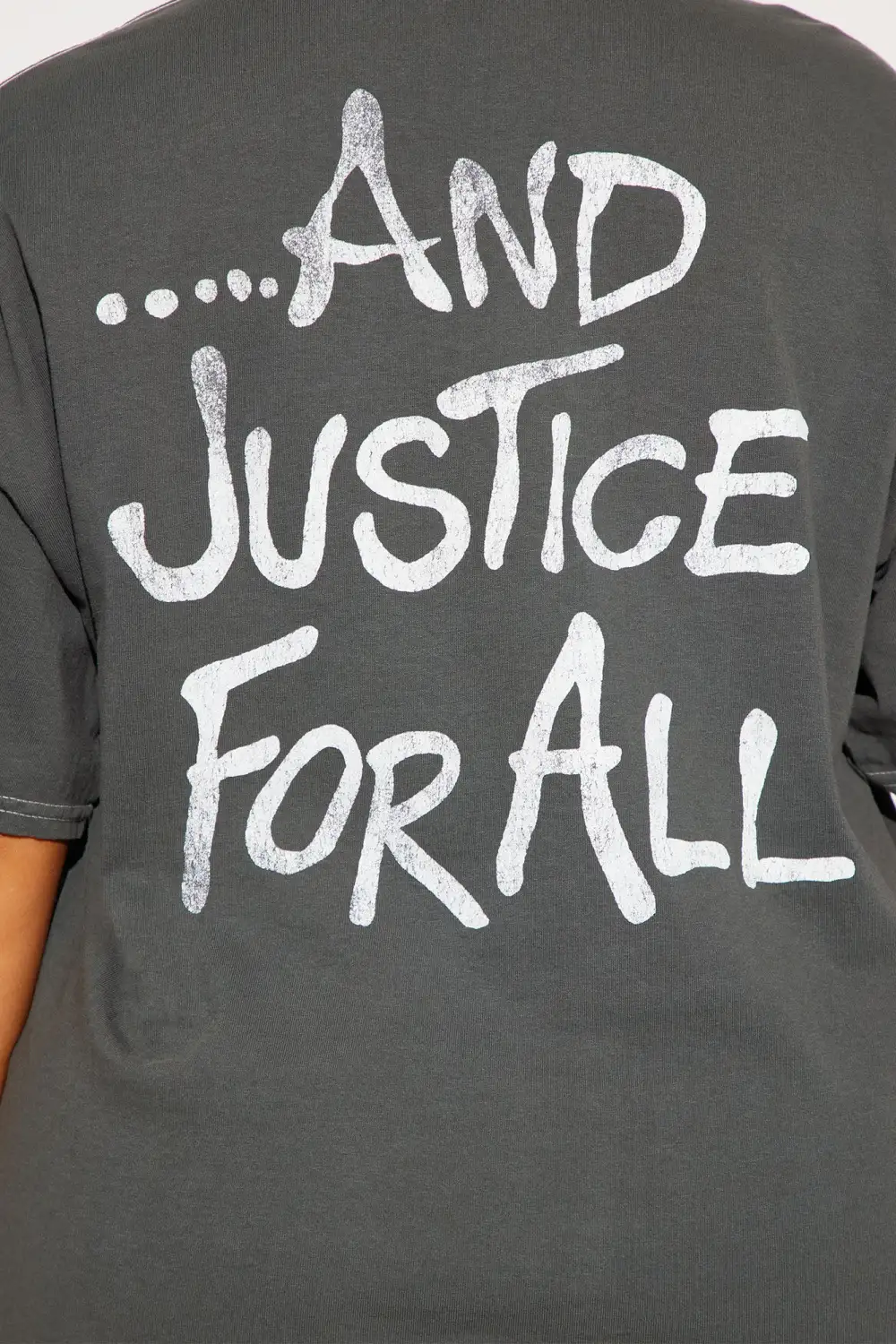 Metallica Front And Back Graphic Tee - Charcoal