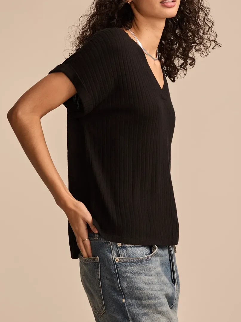 Cloud Dolman V-Neck Tee