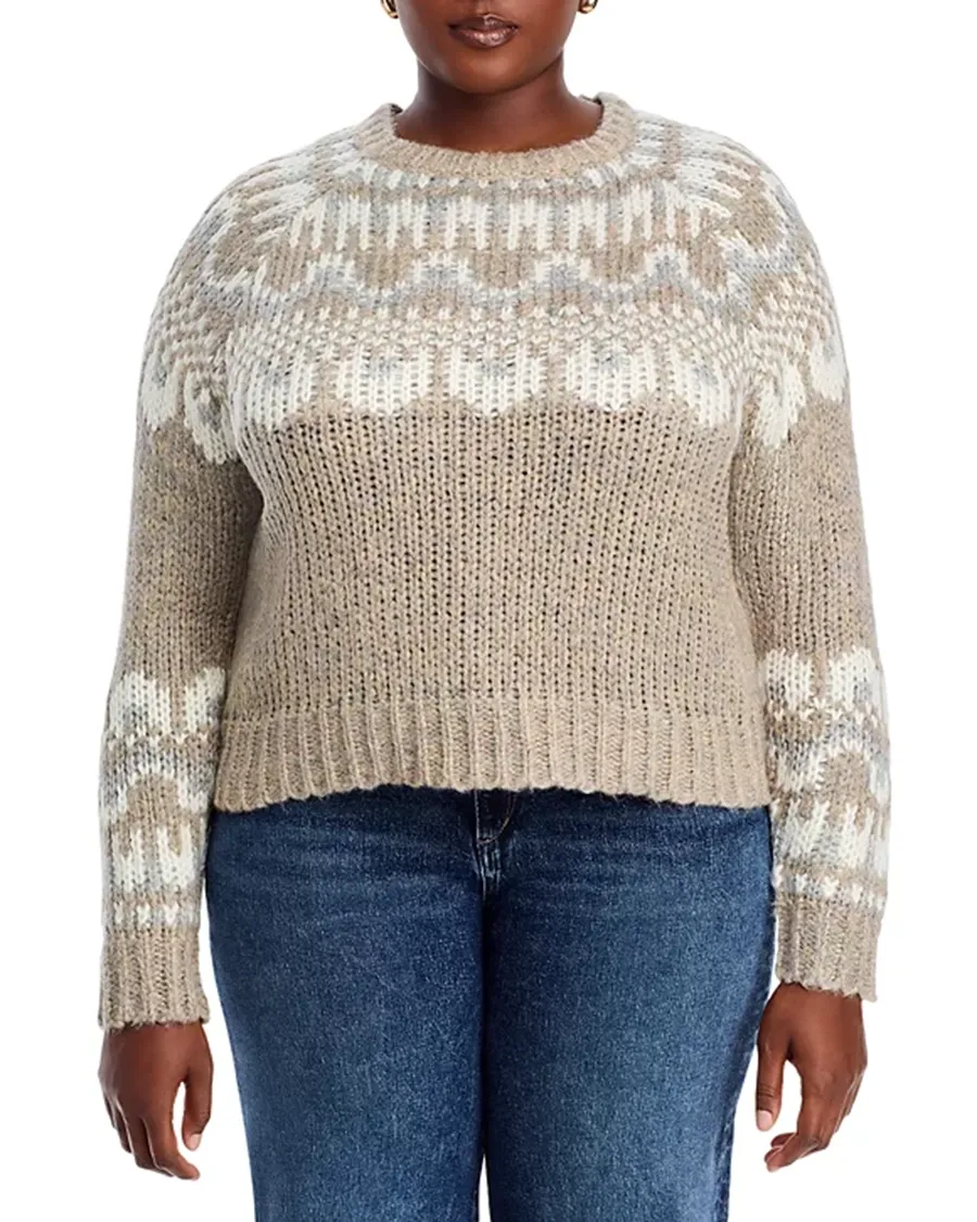 Sandstone Art Graphic Crewneck Sweater