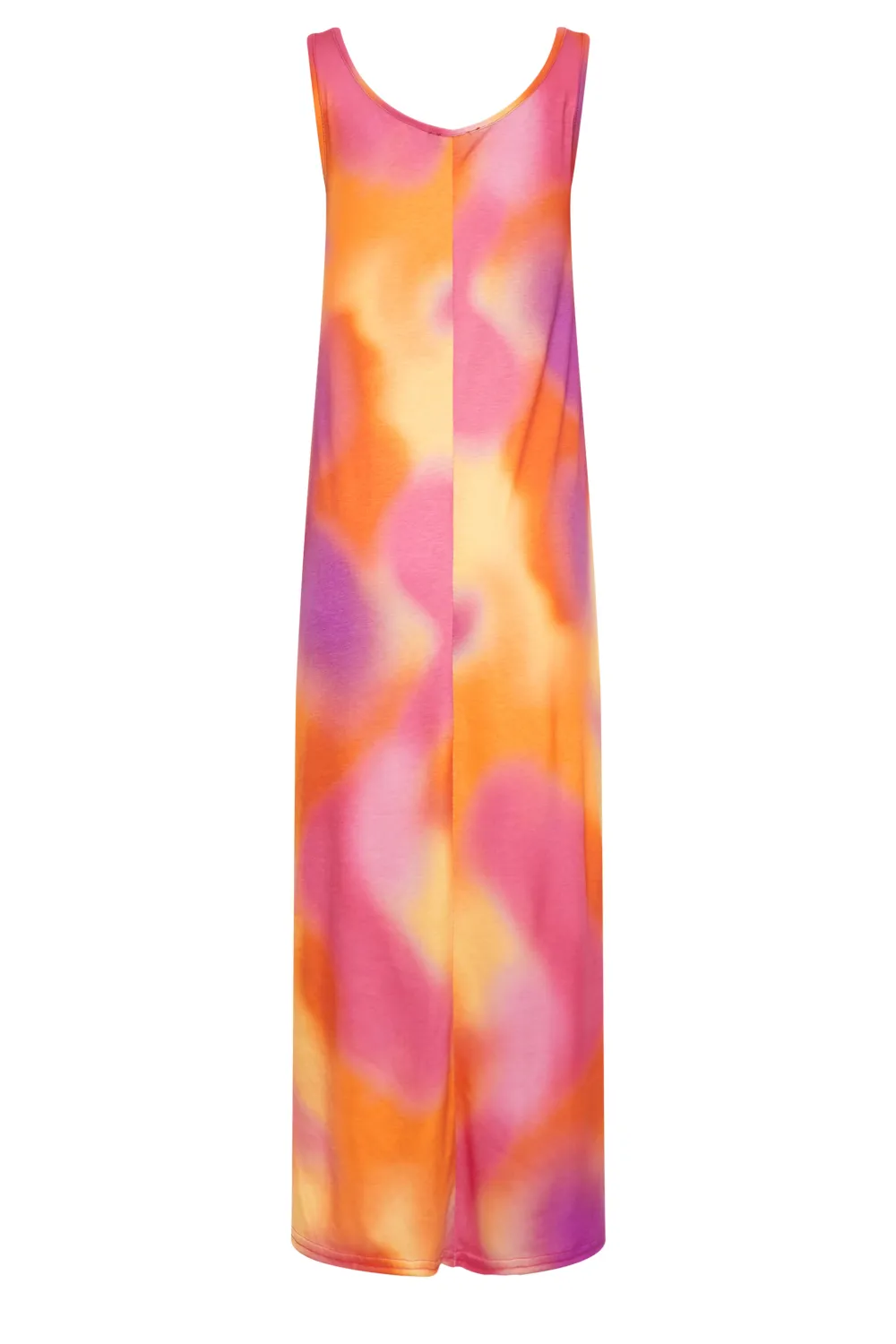 LTS Tall Orange Tie Dye Midi Dress