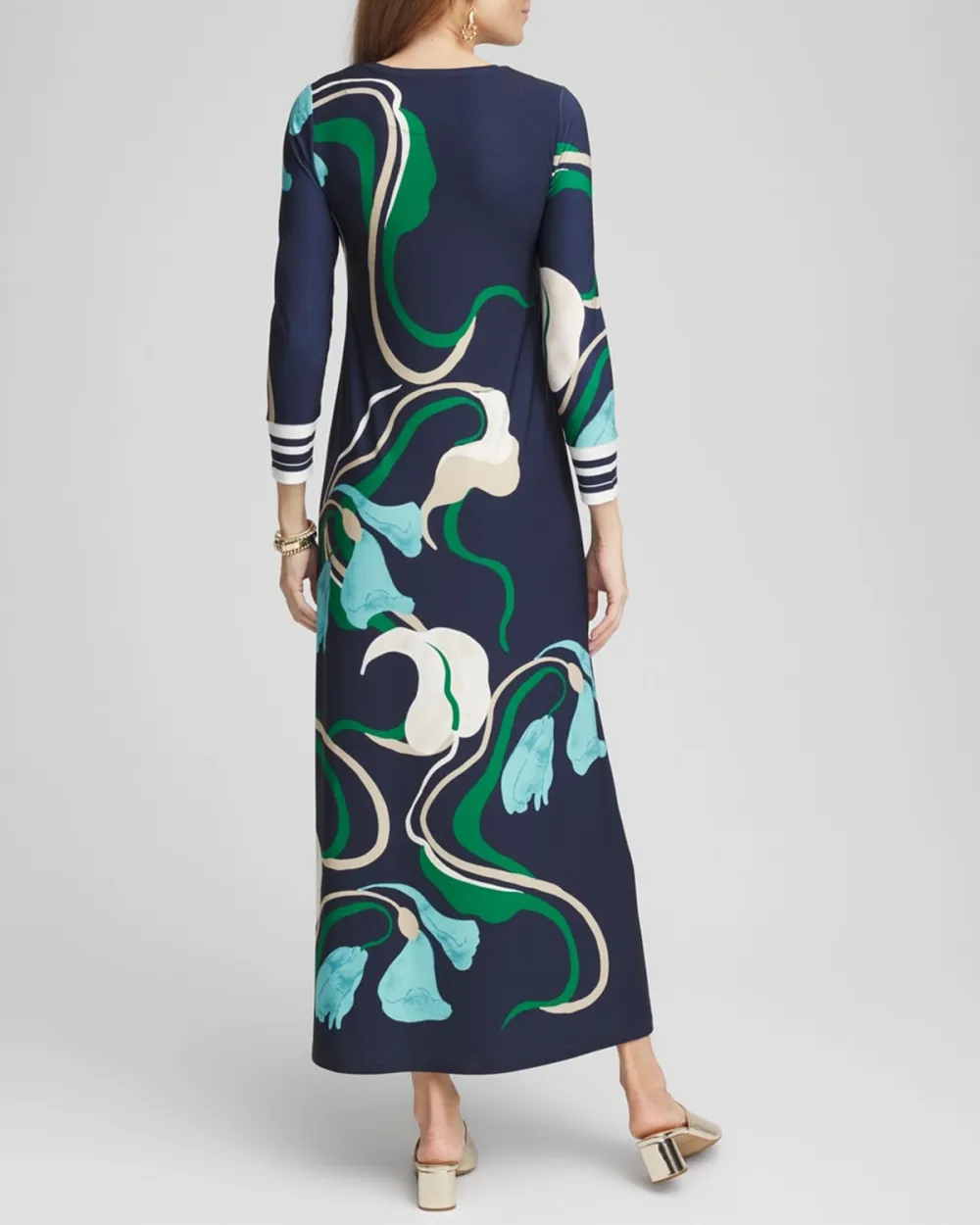 Long Sleeve Floral Maxi Dress