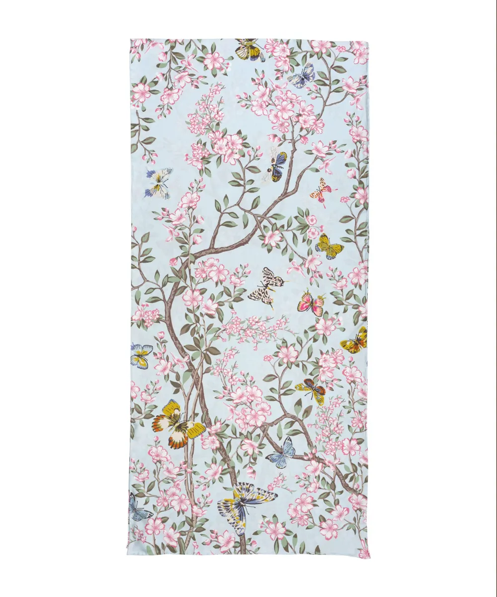 Spring Unfolding Casual Style Silk Oblong Scarf