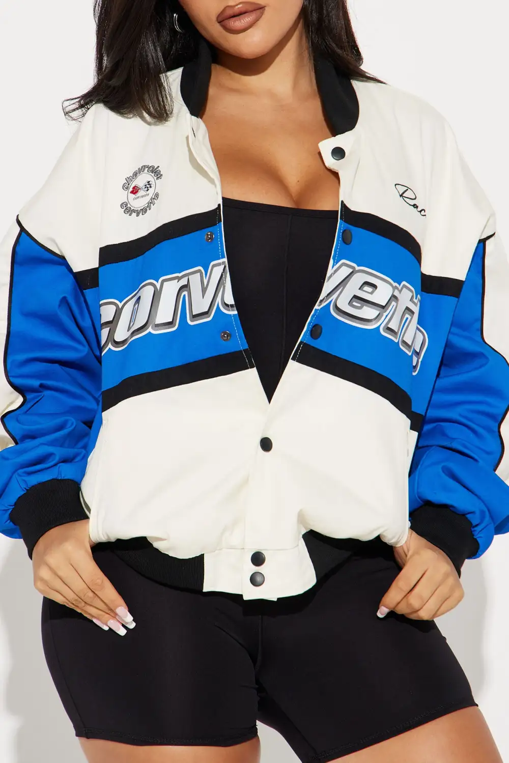 Corvette Bomber Jacket - Blue/combo