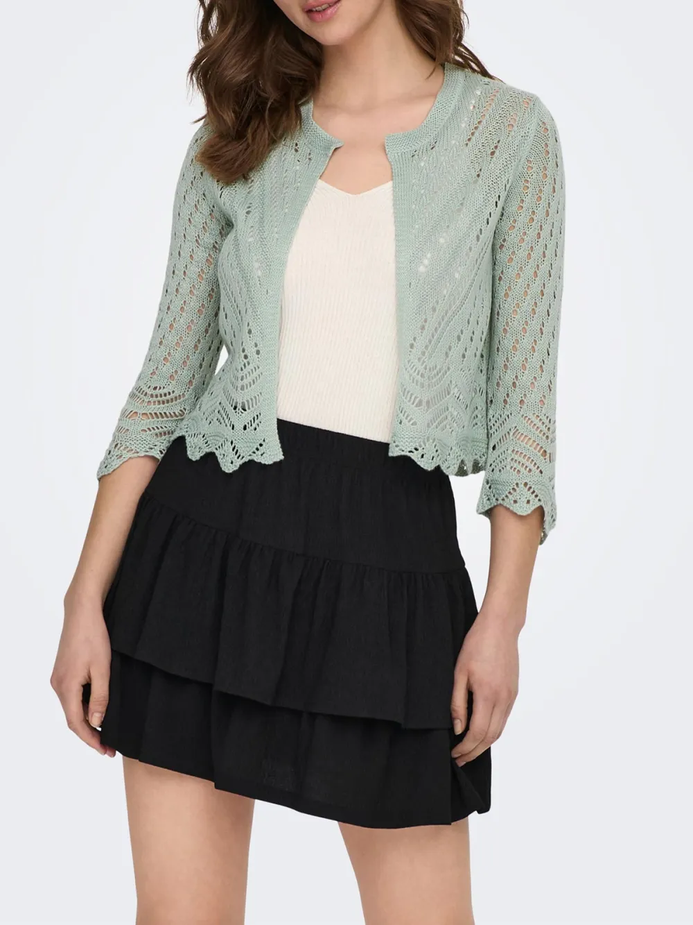 Crew Neck Plain Colored Sweaters