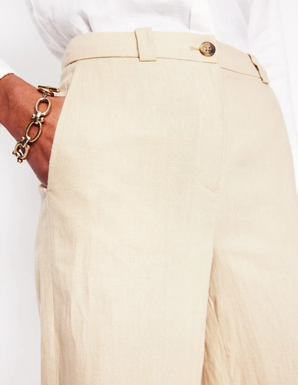 Linen Pants -Oatmeal
