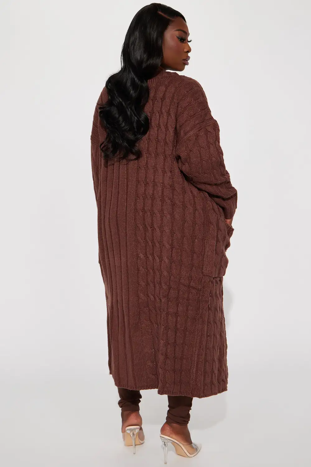 Top Notch Duster Cardigan - Brown