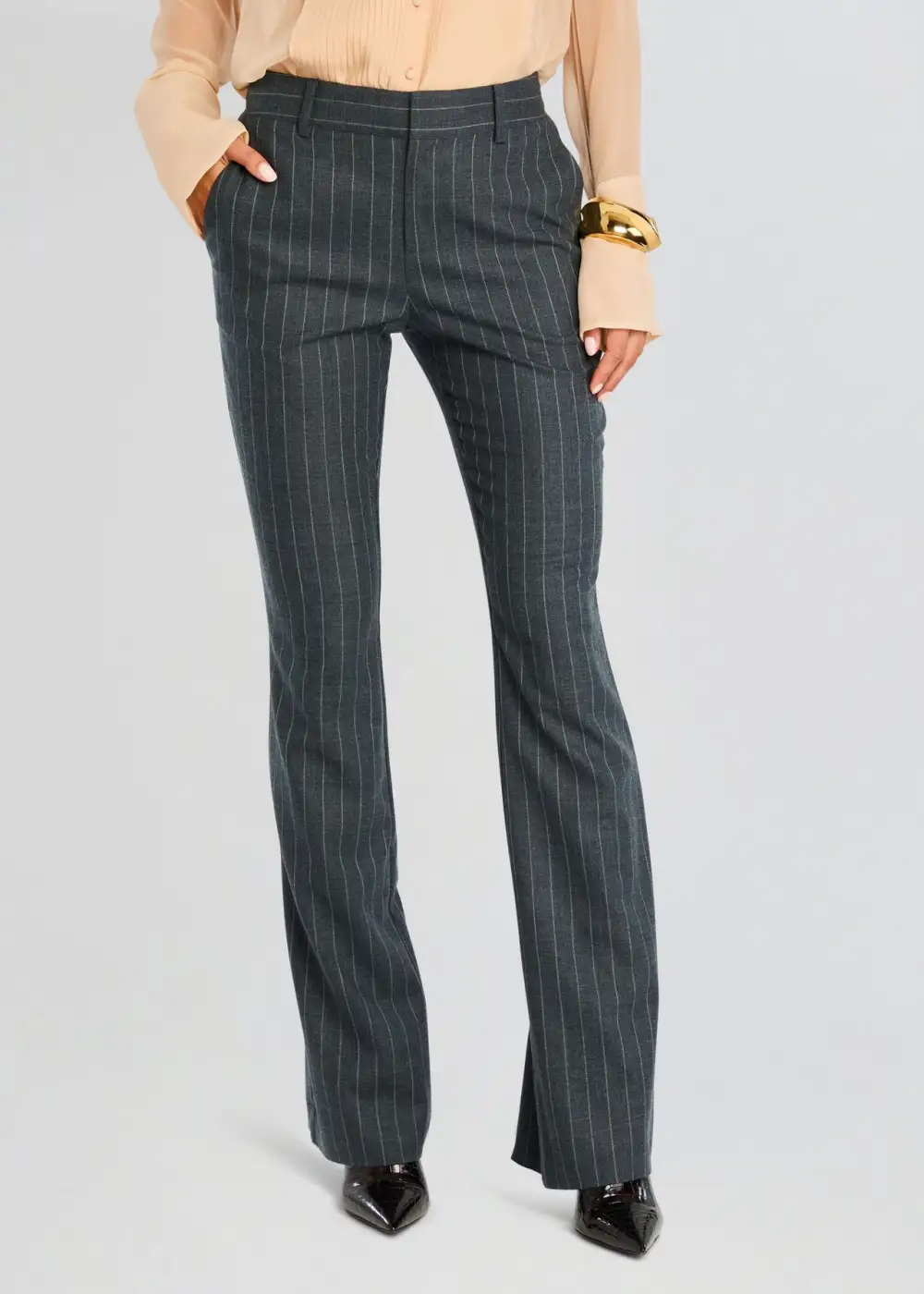 Flared Striped Pant