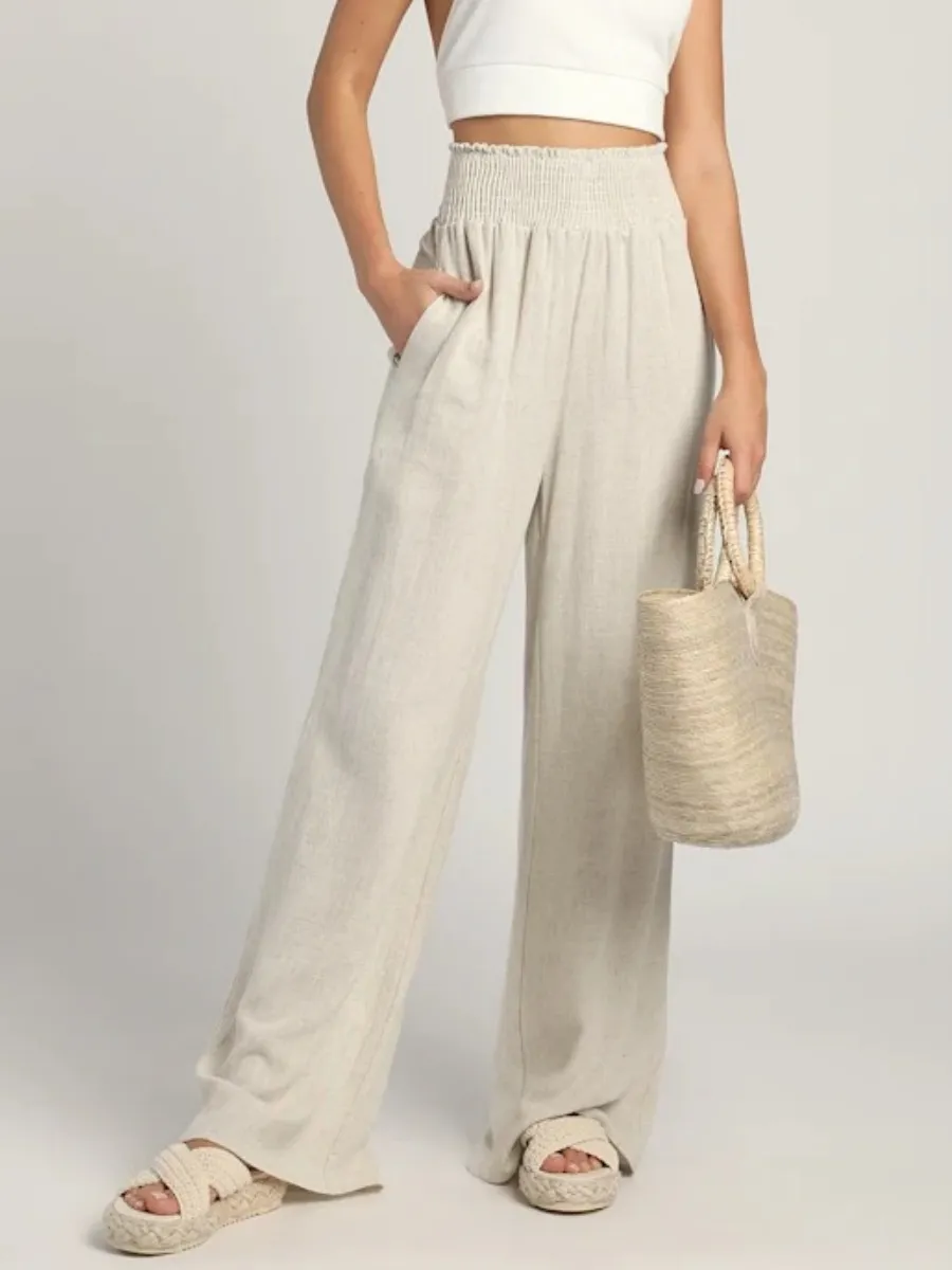 High Waisted Wide Leg Pants