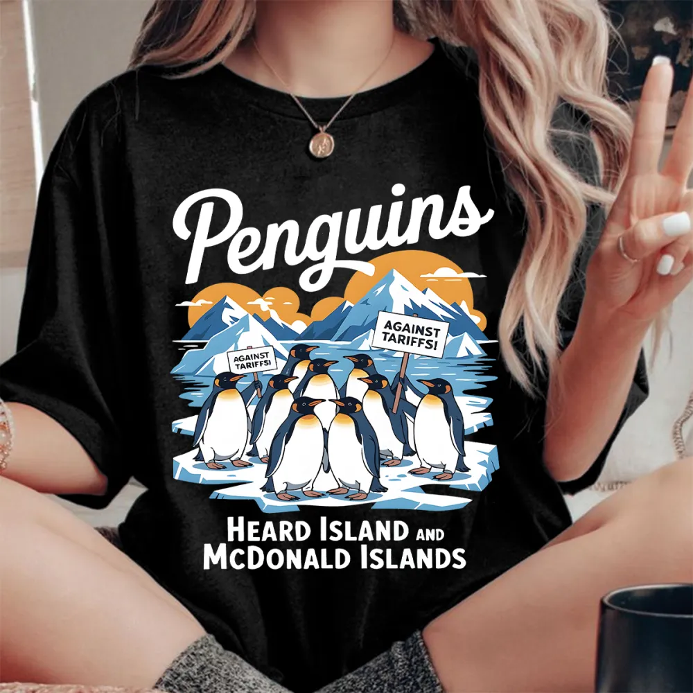 with slogans against adding tariffs T-shirts