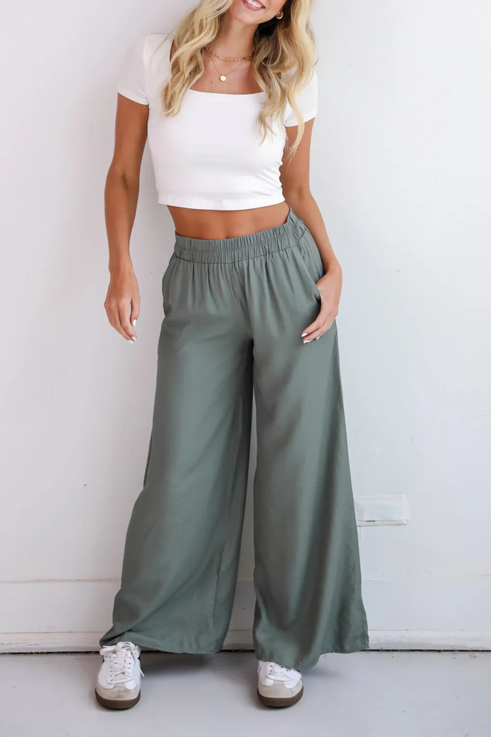 Positively Delightful Wide Leg Pants