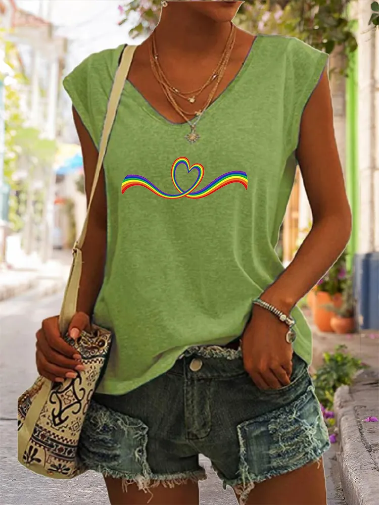 Women's Gay Day V-neck Vest