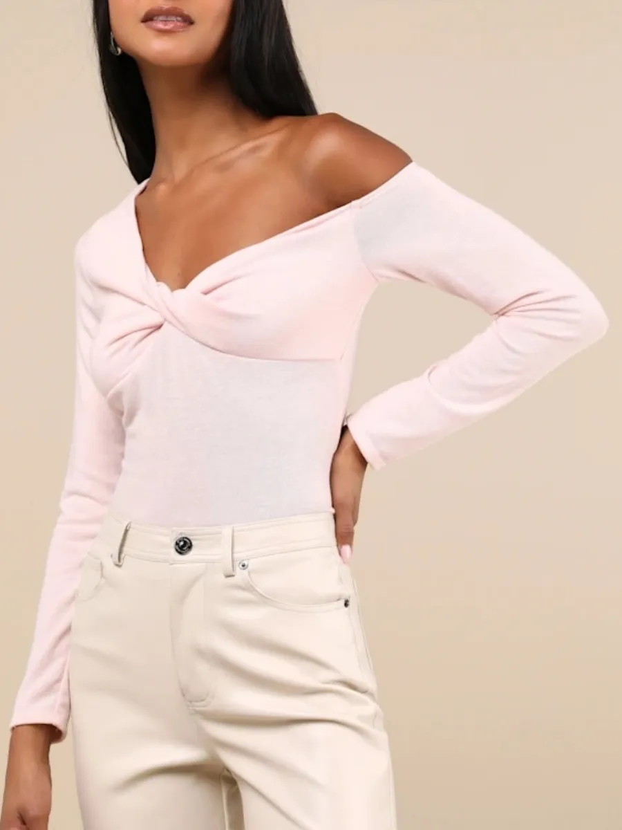 Twist Off-the-Shoulder Top