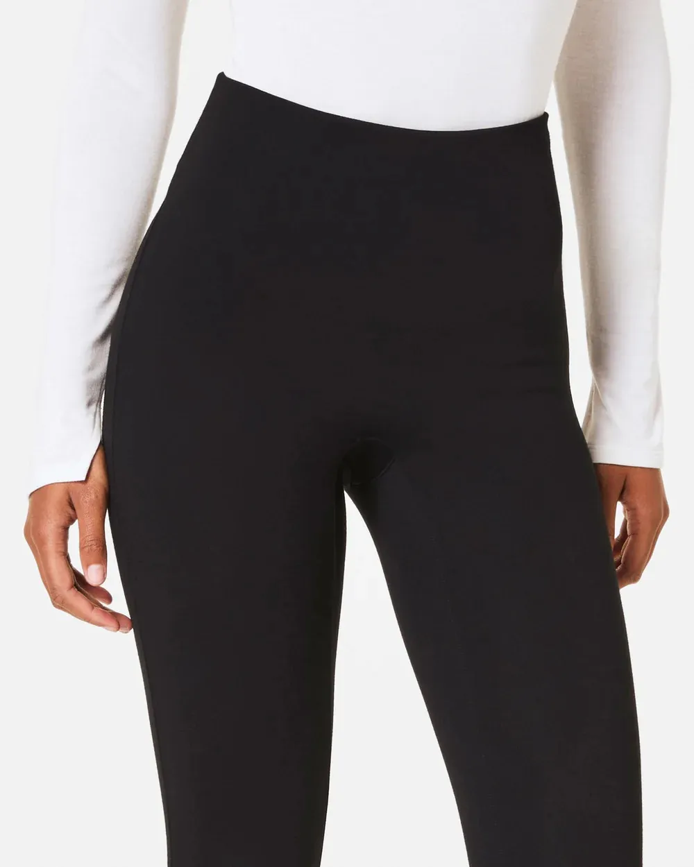 Classic Black Ponte Stirrup Legging
