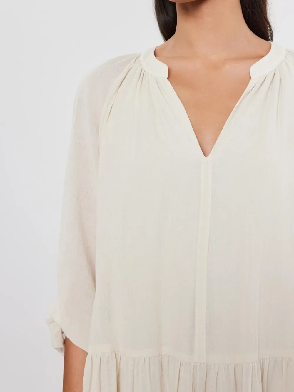 Daily Cotton V-neck Dress